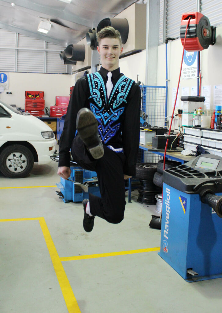 Ryan Harris has found his confidence through Irish Dancing.